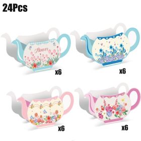 24 Pcs Tea Party Decorations