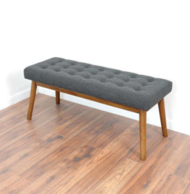 Delilah Modern Bench  Fabric