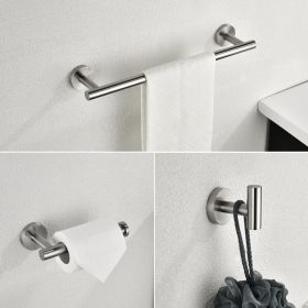 3-piece Set Of Bathroom Hangers And Towel Racks