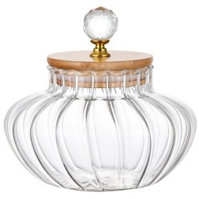 1Pcs High Borosilicate Glass Strip Sealed Jar,Kitchen Storage Jar, Coffee Jar