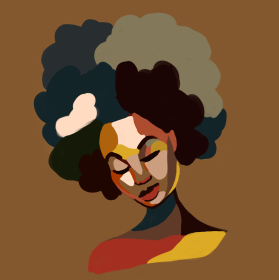 Art Design Graffiti Art Hip Hop African Girl with Black Hair Big Earring with Modern Building Shower Curtain for Bathroom Decor (Option: 4 style-180x200cm)