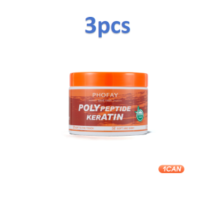 PHOFAY POLY KERATIN BURNT HAIR RESTORATION CREAM (Option: 3Can)