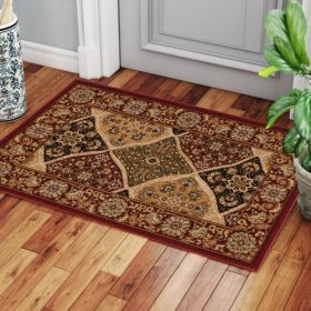 Manchester GC HER5007 Red 2 Ft. X 3 Ft. Area Rug (Option: Style2)