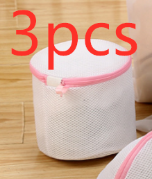 Mesh Laundry Bag for Shapewear and Underwear (Option: Cylinder 3pcs)