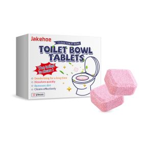 Toilet Cleaning Effervescent Tablets Toilet Cleaner Cleans Odors, Yellow Spots, Dirt, And Urine Stains (Option: 4PCS)