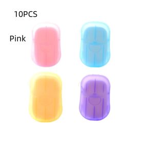 Disposable Hand Soap Paper (Option: Pink 10PCS)