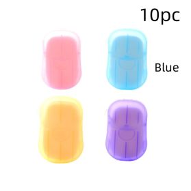 Disposable Hand Soap Paper (Option: Blue 10PCS)