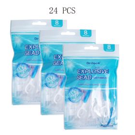 5-in-1 Mini Travel Toothbrush (Option: 24pieces in 3bags)