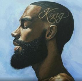 Art Design Graffiti Art Hip Hop African Girl with Black Hair Big Earring with Modern Building Shower Curtain for Bathroom Decor (Option: X-180X180)