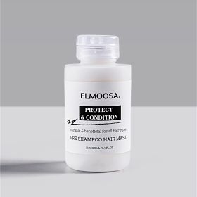 ELMOOSA Pre Shampoo Hair Mask,100ml&300ml Keratin & Macadamia Ternifolia Seed Oil,Heat Protect Intensively Moisturizes Hair, Restoring Silkiness And S (Option: 100ml)