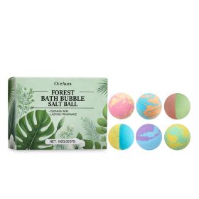 OceAura Fragrant Shower Ball, Plant-Scented Shower Ball Cleans And Moisturizes The Body With A Colorful And Fragrant Shower Ball (Option: 4PCS)