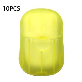 Disposable Hand Soap Paper (Option: Yellow 10pcs)